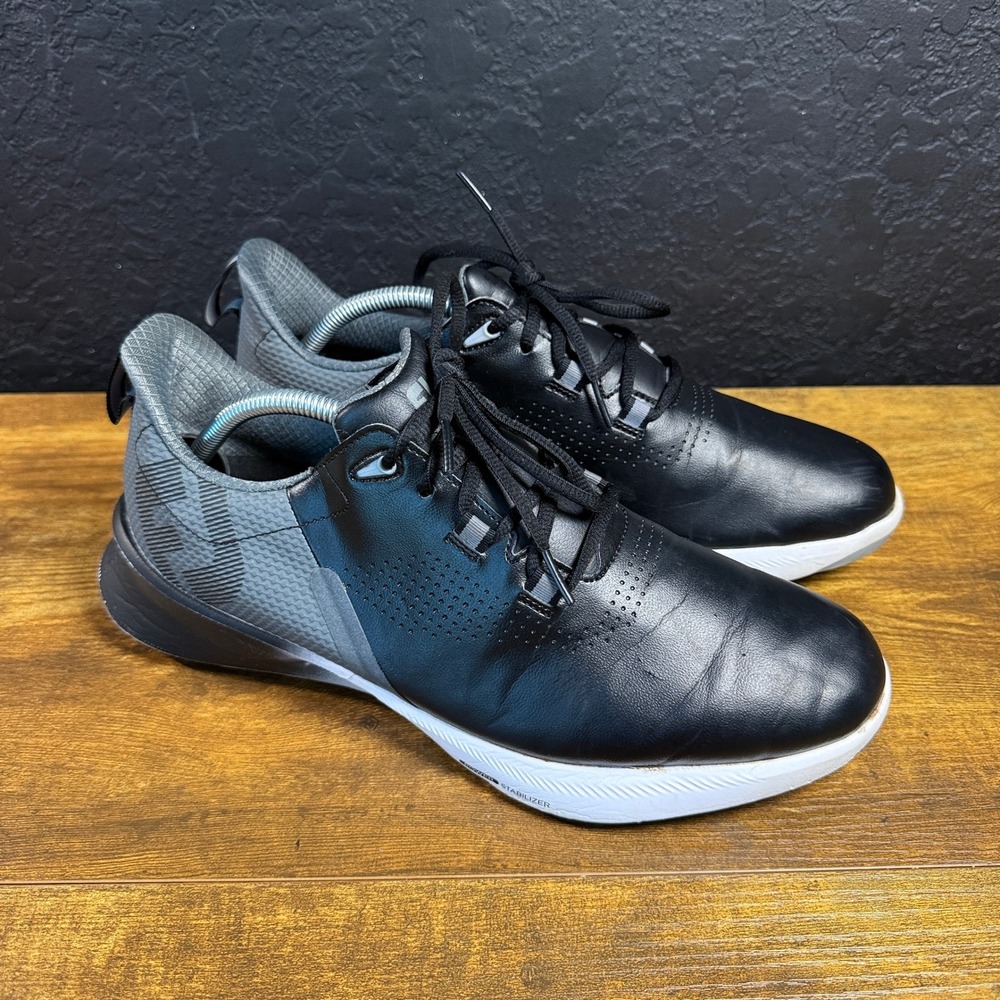 FootJoy Fuel 55451 Black Grey Spikeless Golf Shoes Mens 10